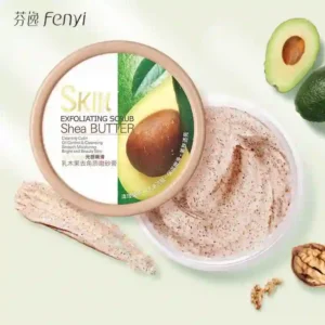 Fenyi Shea Butter Body Scrub | Avocado Exfoliating Scrub100g