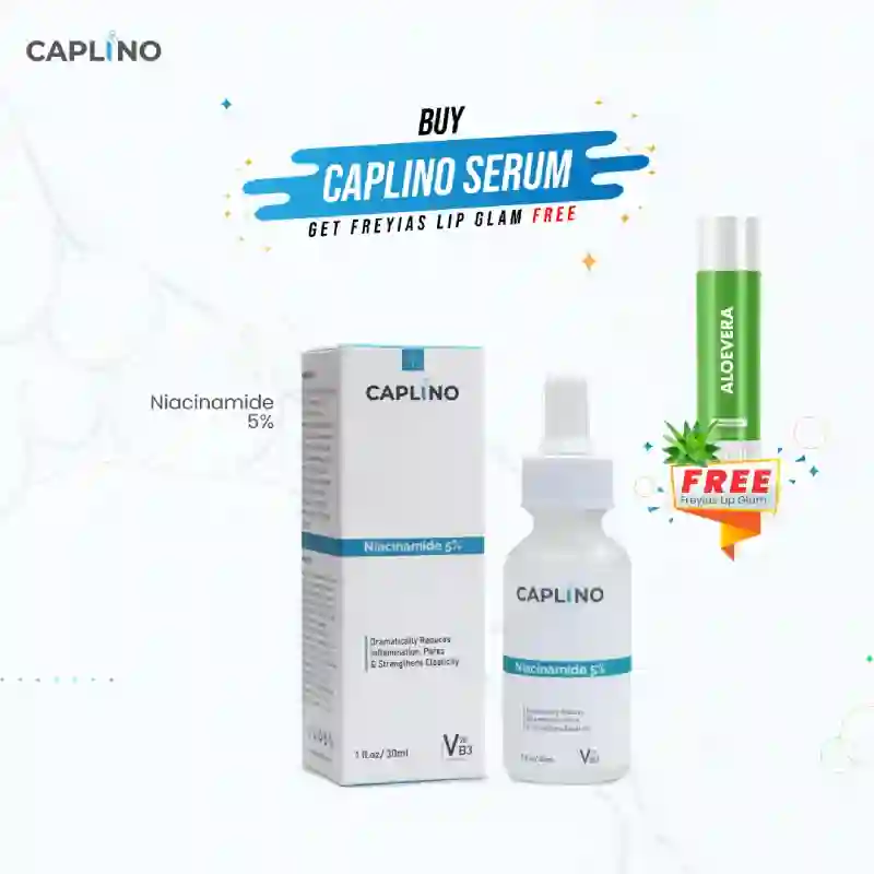 Buy Caplino Niacinamide 5% Get Free Lip Balm