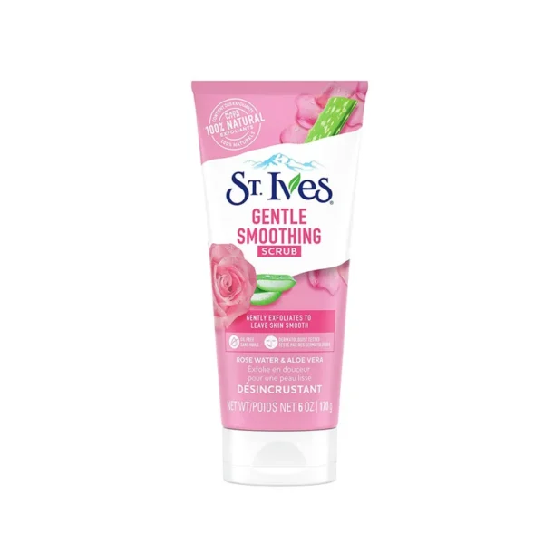 St Ives Gentle Smoothing Rosewater and Aloe Vera Facial Scrub