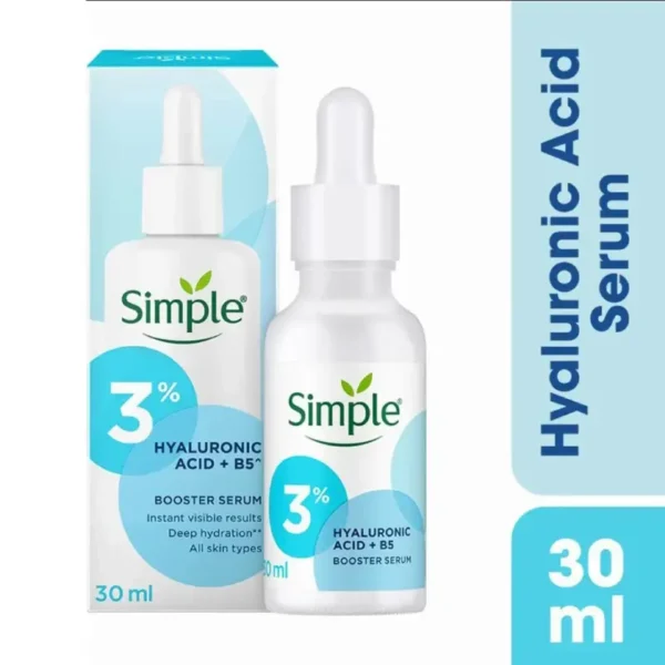 Simple Hyaluronic Acid & B5 Booster Serum 30ml- Export Wear BD