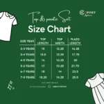 Top and Wide Leg Pants Set Size Chart